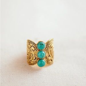 Sézane Mia ring - turquoise